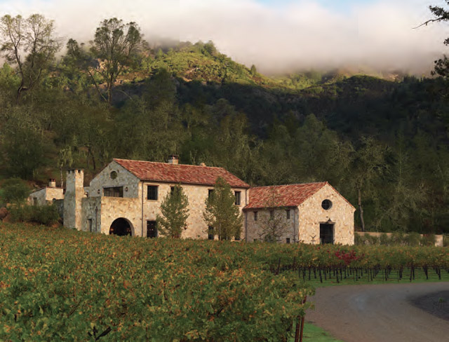 The idyllic Kelly Fleming Wines in Calistoga.